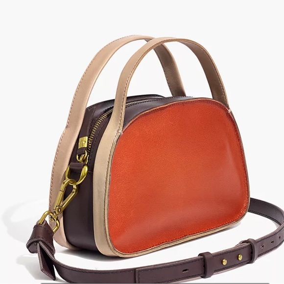 Madewell Bags The Sydney Ziptop Crossbody Bag In Colorblock Poshmark
